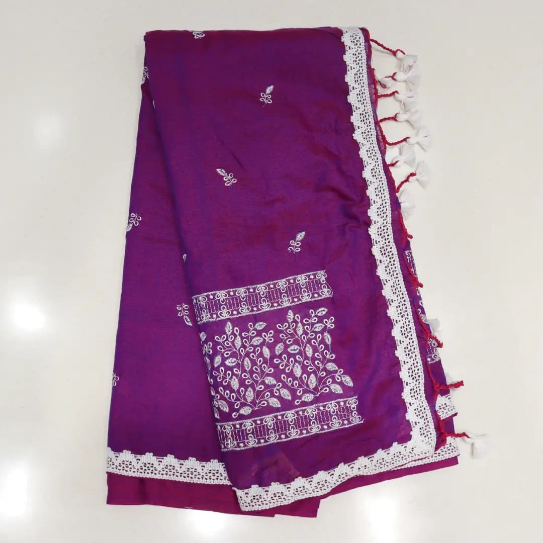 Khadi cotton saree