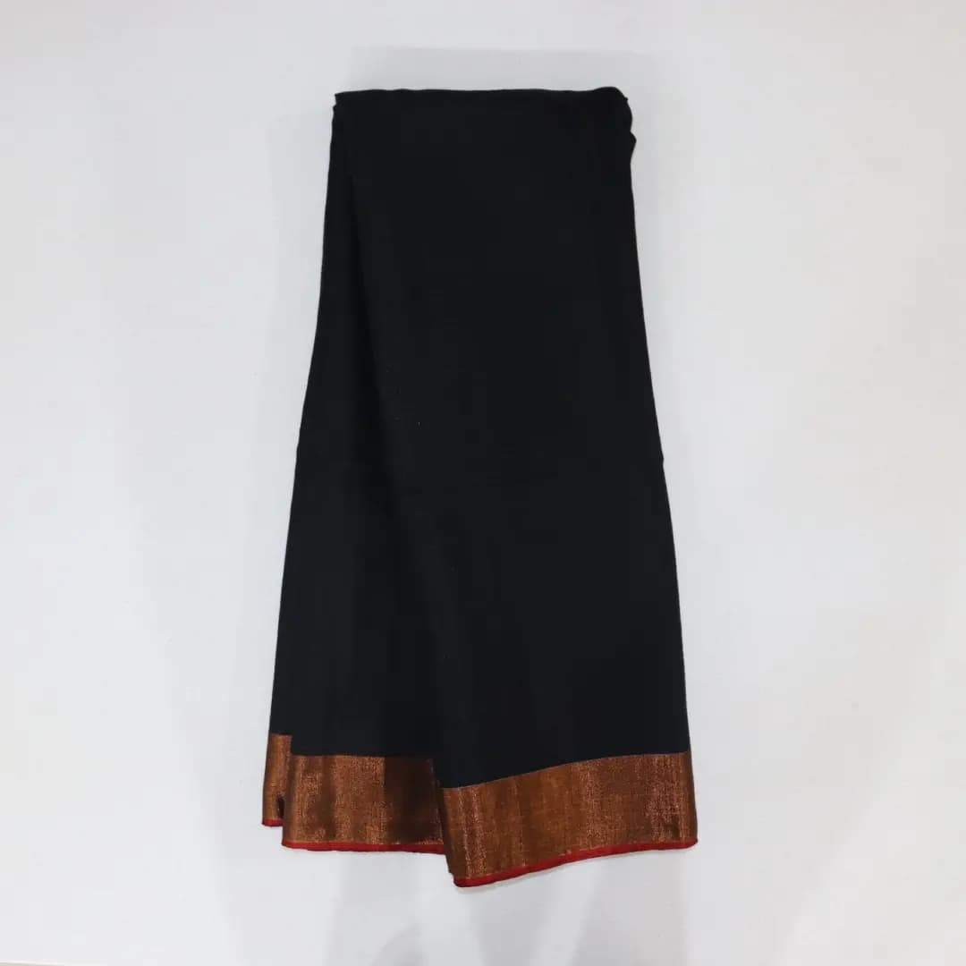 Cotton linen saree