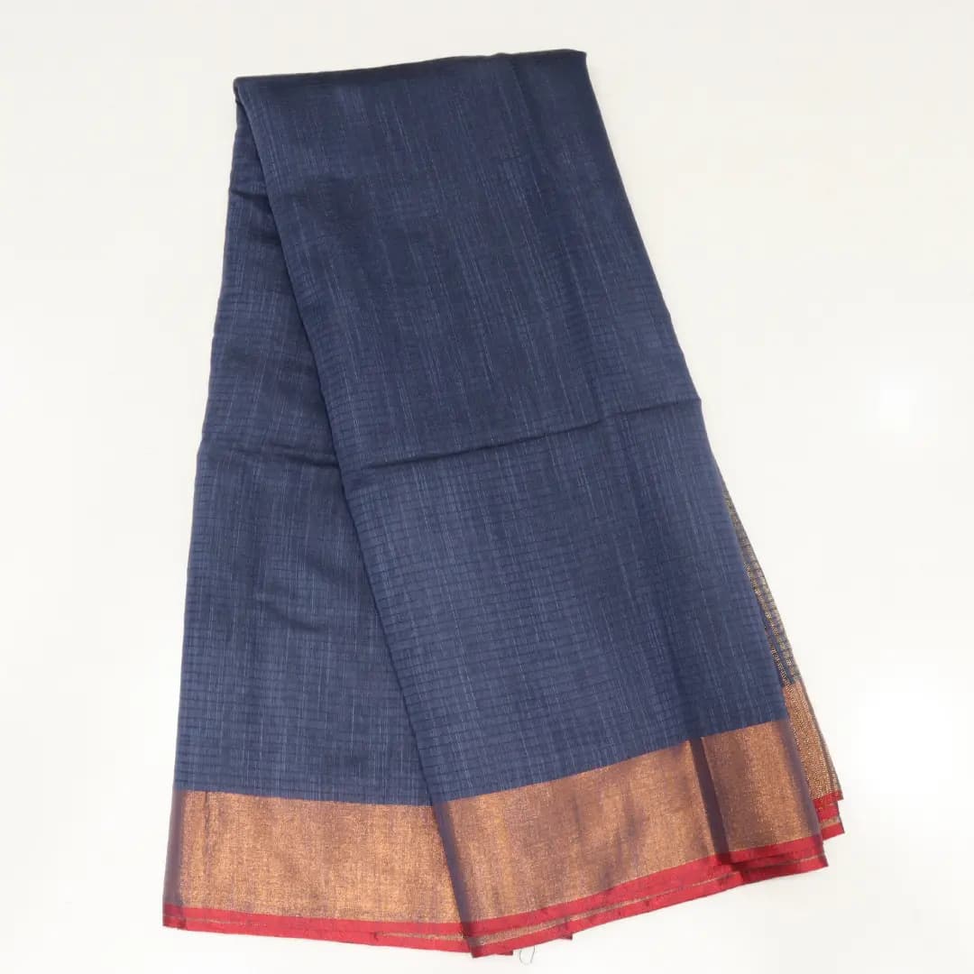 Cotton linen saree
