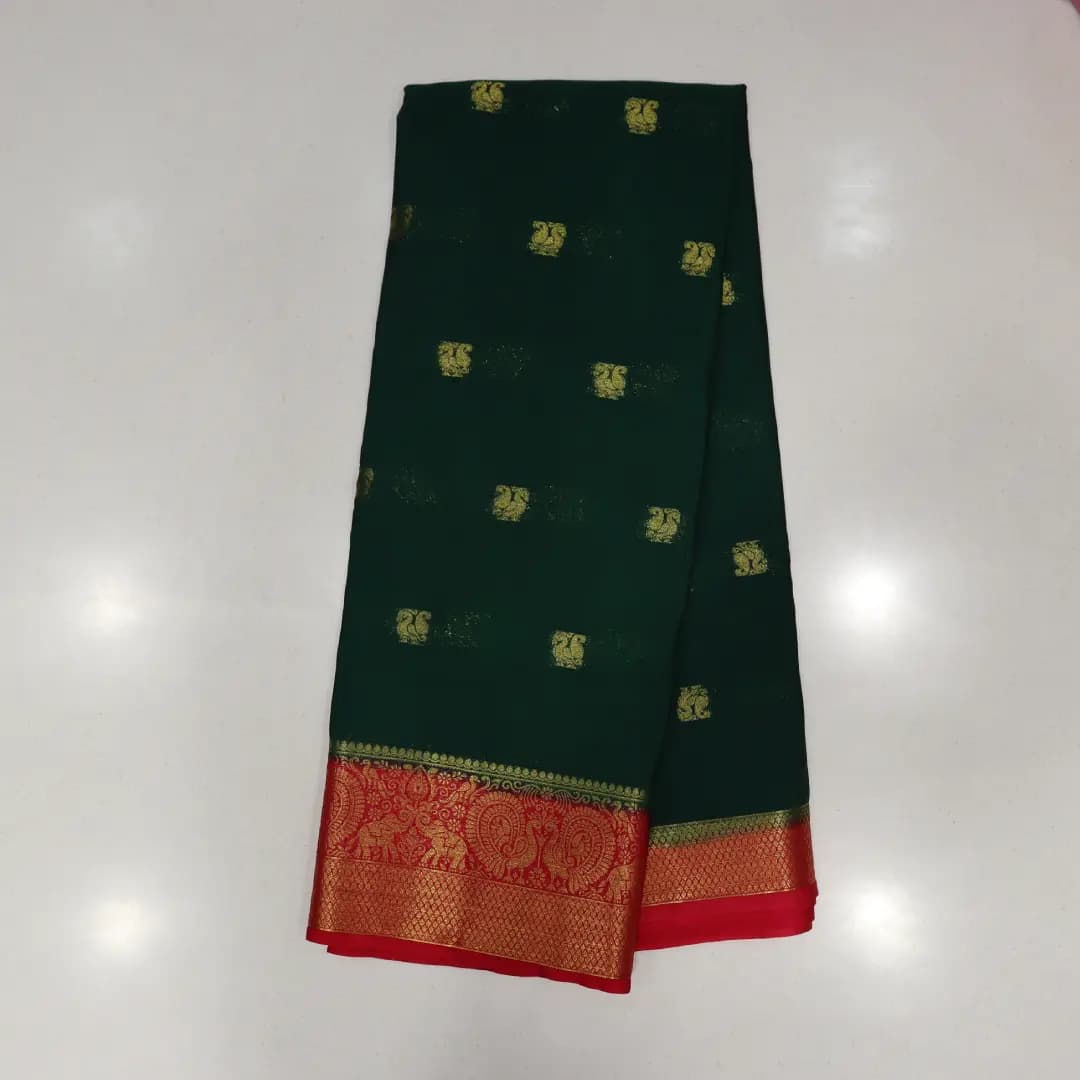 Mysore Crape Saree